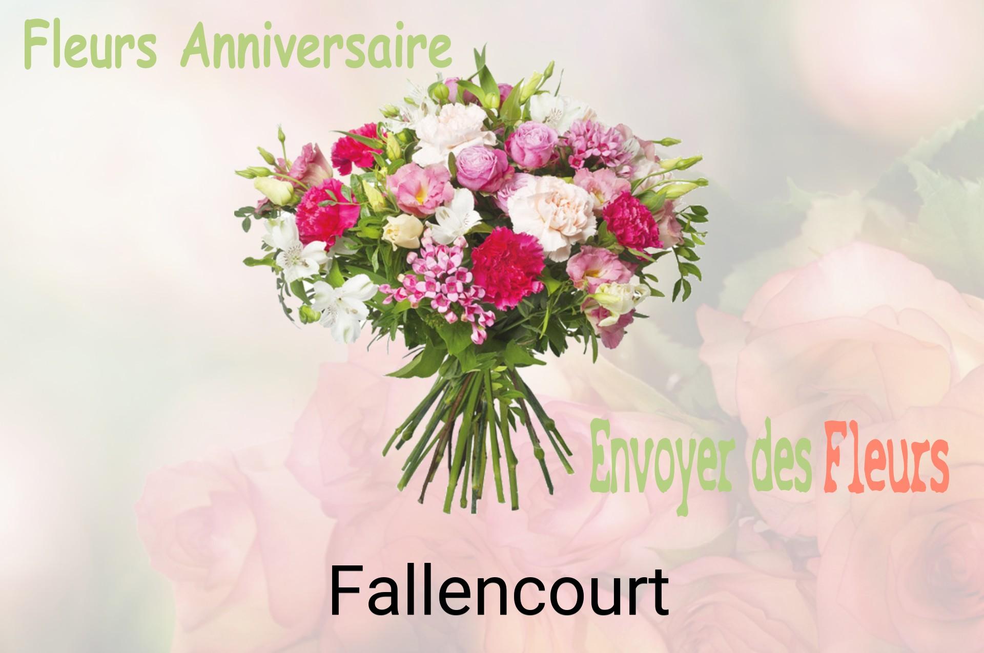 Bouquet de fleurs d’anniversaire livré à Fallencourt